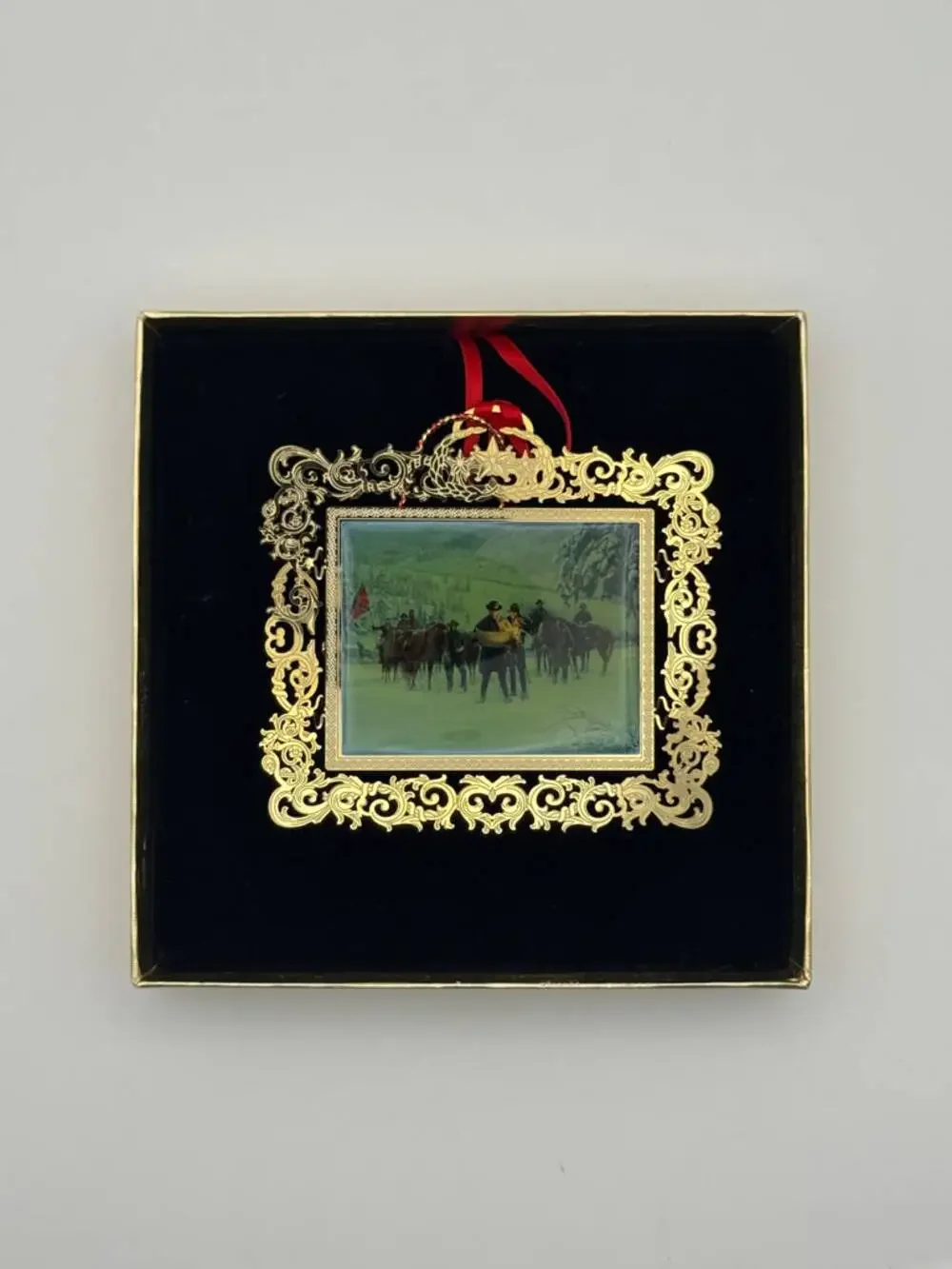 Mort Kunstler 2002 Confederate Winter #000414 Civil War Christmas Ornament